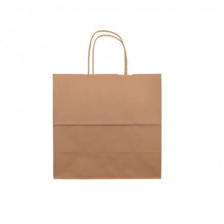 Wide base kraft paper bag - Take away bag