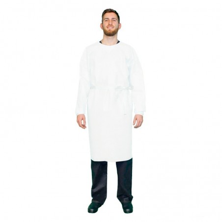 Laminated Back-tied gown(sanitary +PPE)